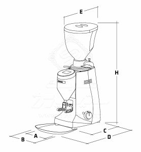 آسیاب قهوه مازر مدل ماجور Mazzer Major v pro