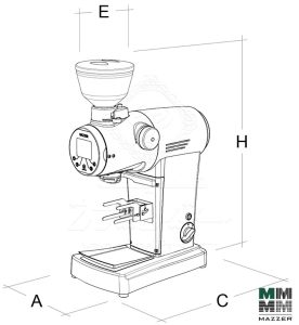 نوع آسیاب قهوه مازر مدل Mazzer ZM plus